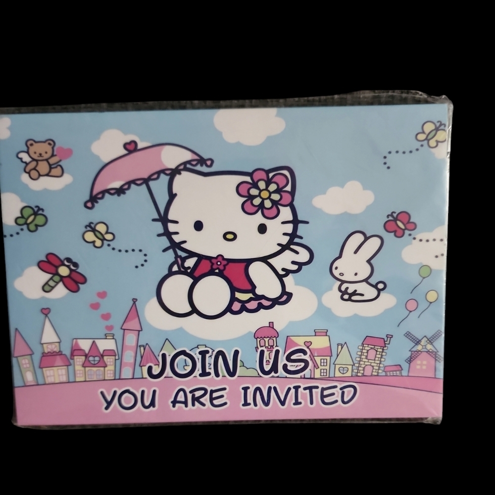 Hello Kitty Birthday Party Decorations with Invitations - Picture 2 of 5